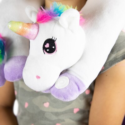 Bouncyband Sensory Vibrating Neck Pillow, Unicorn (BBAVNUN)