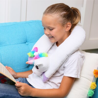 Bouncyband Sensory Vibrating Neck Pillow, Unicorn (BBAVNUN)