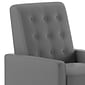 Flash Furniture Ezra LeatherSoft Pushback Recliner, Light Gray (SGSX80415NLGY)