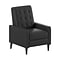 Flash Furniture Ezra LeatherSoft Pushback Recliner, Black (SGSX80415NBK)