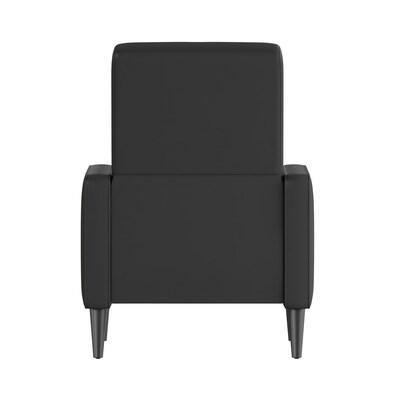 Flash Furniture Ezra LeatherSoft Pushback Recliner, Black (SGSX80415NBK)