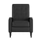 Flash Furniture Ezra LeatherSoft Pushback Recliner, Black (SGSX80415NBK)
