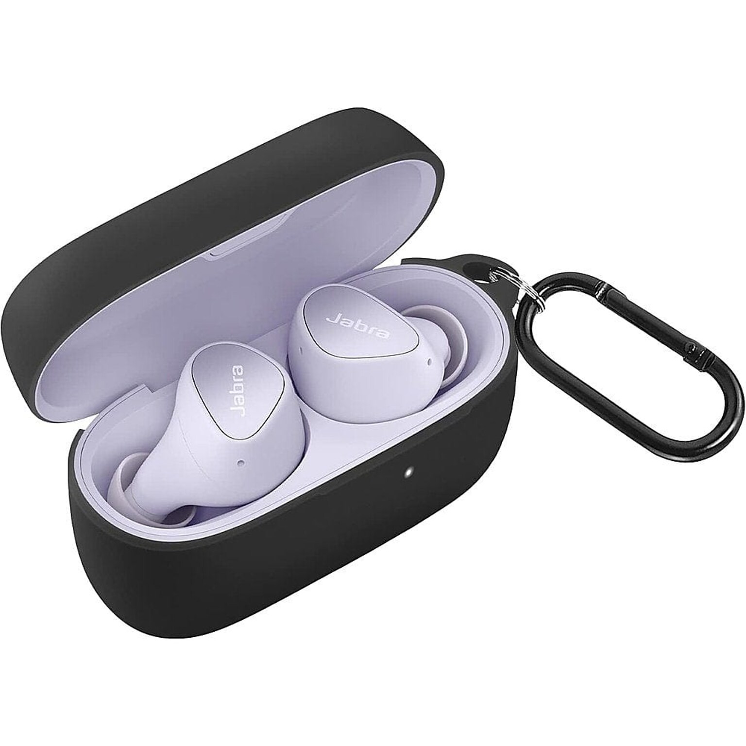 SaharaCase Anti-Slip Silicone Case for Jabra Elite 4 Headphones, Black (HP00115)