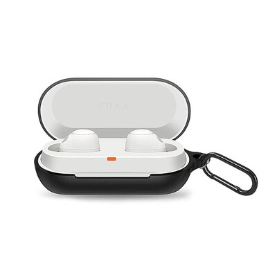 SaharaCase Anti-Slip Silicone Case for Sony WF-C700N Headphones, Black (HP00116)