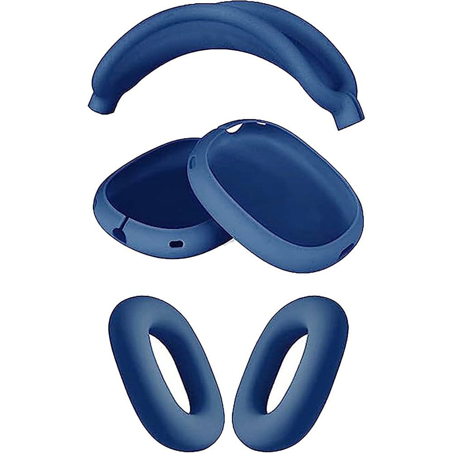 SaharaCase Silicone Combo Kit Case for Apple AirPods Max Headphones, Blue (HP00121)