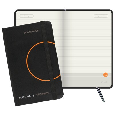 AT-A-GLANCE Plan. Write. Remember. 3.56 x 5.63 Planner, Black (80612305)