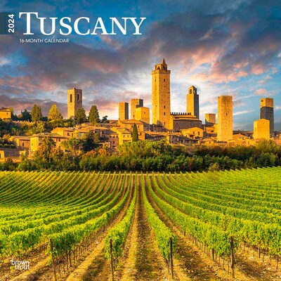 2024 BrownTrout Tuscany 12 x 12 Monthly Wall Calendar (9781975467661)