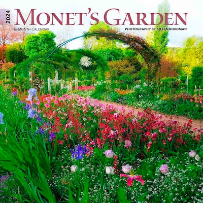 2024 BrownTrout Monets Garden 12 x 12 Monthly Wall Calendar (9781975464066)