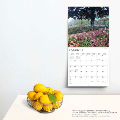2024 BrownTrout Monet's Garden 12" x 12" Monthly Wall Calendar (9781975464066)