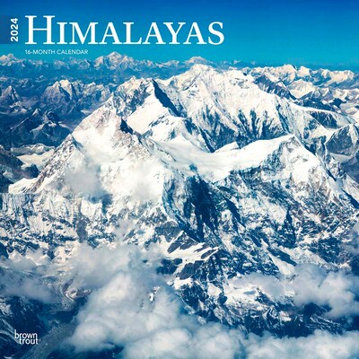 2024 BrownTrout Himalayas 12 x 12 Monthly Wall Calendar (9781975467517)