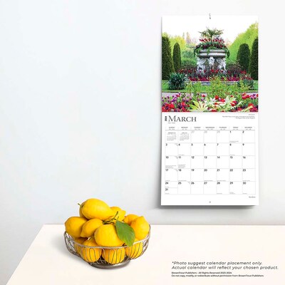2024 BrownTrout Gardens 12" x 12" Monthly Wall Calendar (9781975462789)
