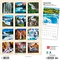 2024 BrownTrout Waterfalls 12 x 12 Monthly Wall Calendar (9781975465612)