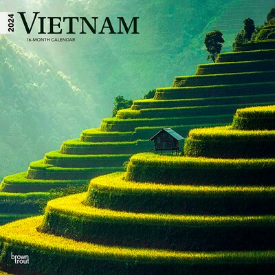 2024 BrownTrout Vietnam 12 x 12 Monthly Wall Calendar (9781975467692)