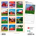 2024 BrownTrout Barns 12 x 12 Monthly Wall Calendar (9781975457815)