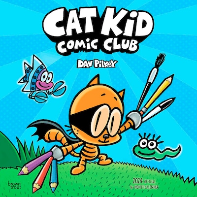 2024 BrownTrout Cat Kid Comic Club 12 x 12 Monthly Wall Calendar (9781975470913)