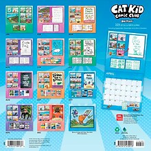 2024 BrownTrout Cat Kid Comic Club 12 x 12 Monthly Wall Calendar (9781975470913)