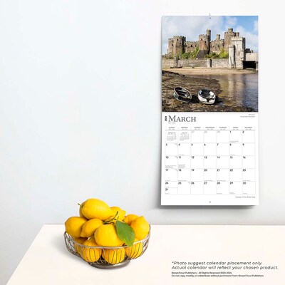 2024 BrownTrout Castles of the British Isles 12" x 12" Monthly Wall Calendar (9781975467425)