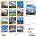 2024 BrownTrout Worlds Greatest Mountains 12 x 12 Monthly Wall Calendar (9781975464110)