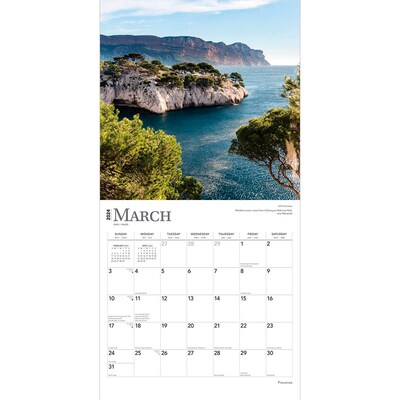 2024 BrownTrout Provence 12" x 12" Monthly Wall Calendar (9781975467586)