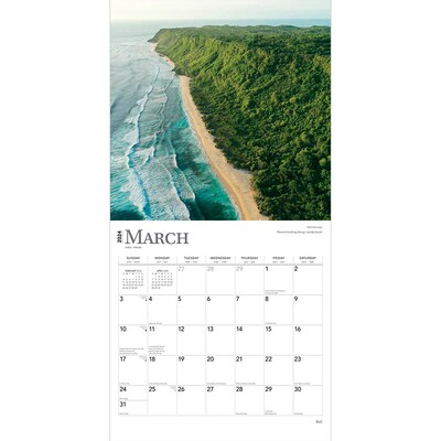 2024 BrownTrout Bali 12" x 12" Monthly Wall Calendar (9781975467395)