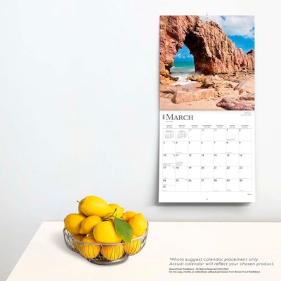 2024 BrownTrout Brazil 12" x 12" Monthly Wall Calendar (9781975467418)