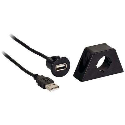 Axxess Male to Female USB Cable with Mount (AX-FMUSBEXTCB)