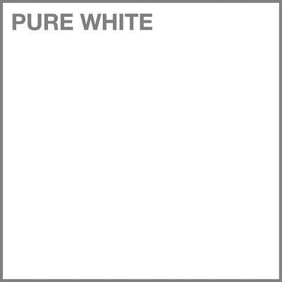 Bush Furniture Universal 2-Shelf Bookcase, 37"W x 11-2/3"D x 30"H, Pure White (WL12413)