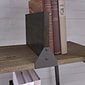 Bush Furniture Refinery A Frame 71.85"H 5-Shelf Etagere Bookshelf, Rustic Gray (RFB132RG-03)