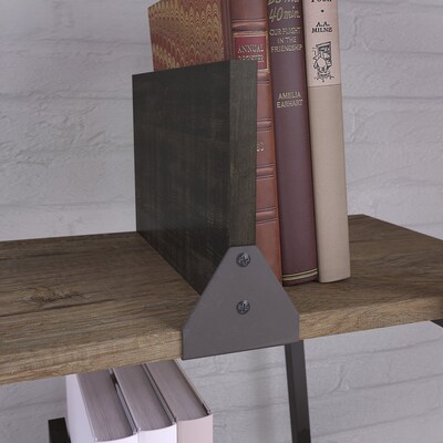 Bush Furniture Refinery 62W Industrial Desk with A Frame Bookshelf and File Cabinets, Rustic Gray (RFY007RG)