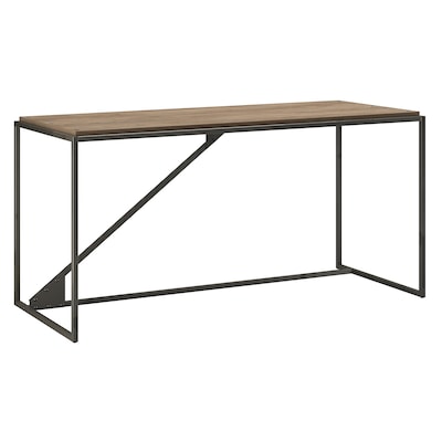 Bush Furniture Refinery 62W Industrial Desk, Rustic Gray (RFD162RG-03)