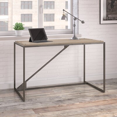 Bush Furniture Refinery 50"W Industrial Desk, Rustic Gray (RFD150RG-03)