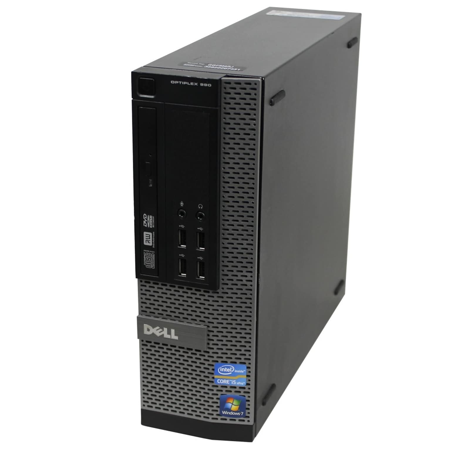 Dell OptiPlex 990 Sff Core i5 2400 3.1GHz 8GB RAM 2TB Hard Drive, Windows 10 Home, Refurbished