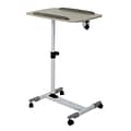 Mount-It! Rolling Laptop Tray, Height Adjustable Bedside Cart with Caster Wheels (MI-7946)