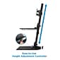 Mount-It! 28"W Electric Adjustable Standing Desk Converter with Dual Monitor Mount, Black (MI-7952)