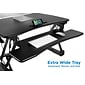 Mount-It! 36"W Manual Adjustable Standing Desk Converter, Black (MI-7955)