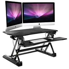 Mount-It! 36W Manual Adjustable Standing Desk Converter, Black (MI-7955)