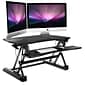 Mount-It! 36"W Manual Adjustable Standing Desk Converter, Black (MI-7955)