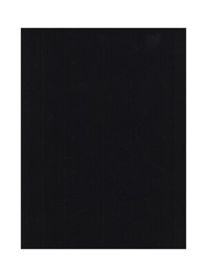 National Velour Heavyweight Colored Velour Sheet black [Pack of 6](PK6-3050 CS)