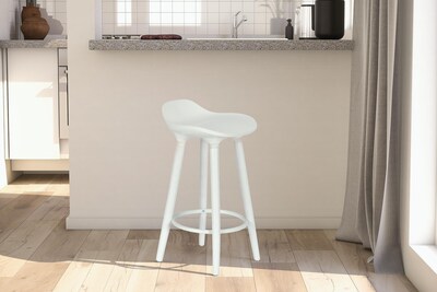 DHP Odessa Counter Stool, White (S011702)