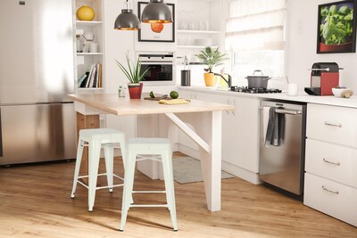DHP Sedona Counter Stool, White (S013402)
