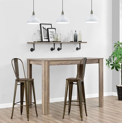 DHP Luxor Metal Bar Stool, Bronze (S005107)