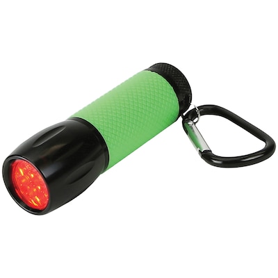 Carson Optical RedSight 3.8 in. Light Pro Red-LED Flashlight, Green (SL-33)