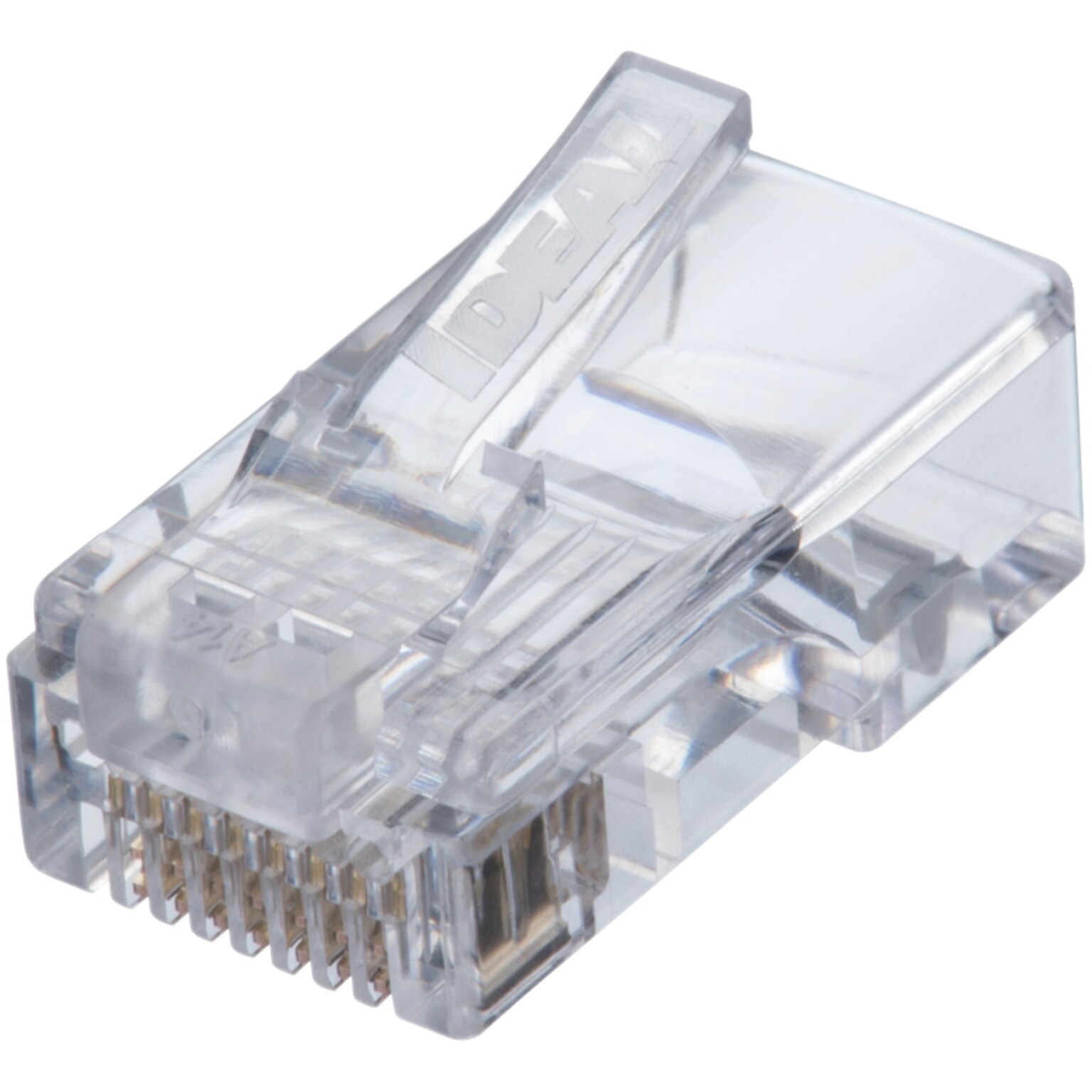 IDEAL 85-372 CAT-5E Feed-Thru RJ45 Mod Plugs, 100/Pack