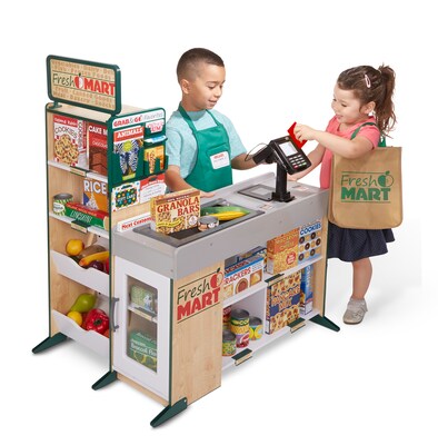 Melissa & Doug Freestanding Wooden Fresh Mart Grocery Store (9340)