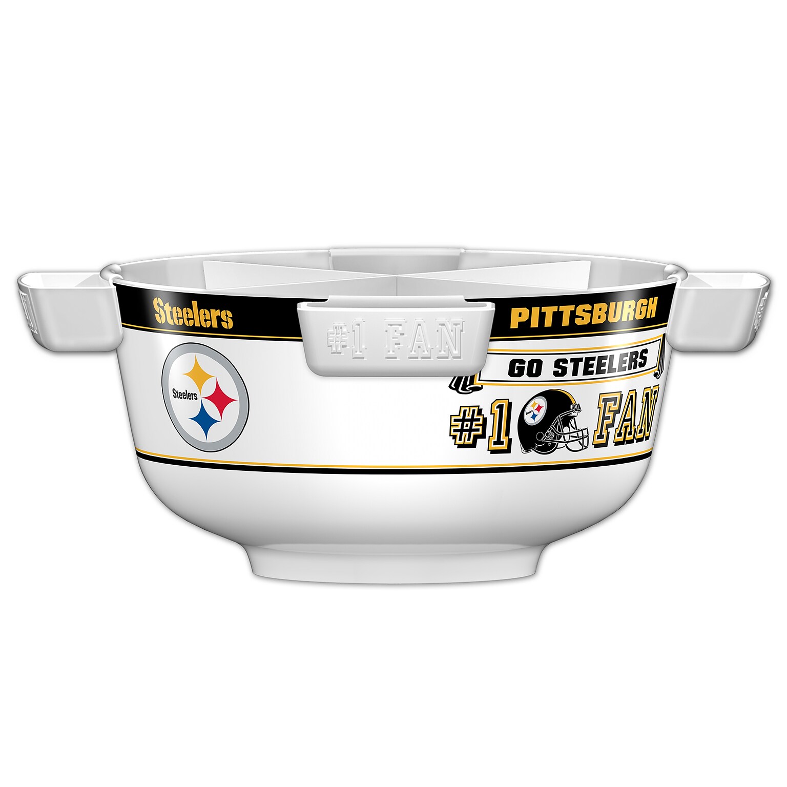Fremont Die NFL Pittsburgh Steelers Party Bowl Set 14.5 Round (617258032464)