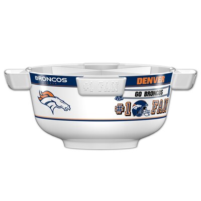 Fremont Die NFL Denver Broncos Party Bowl Set 14.5 Round (617258032549)
