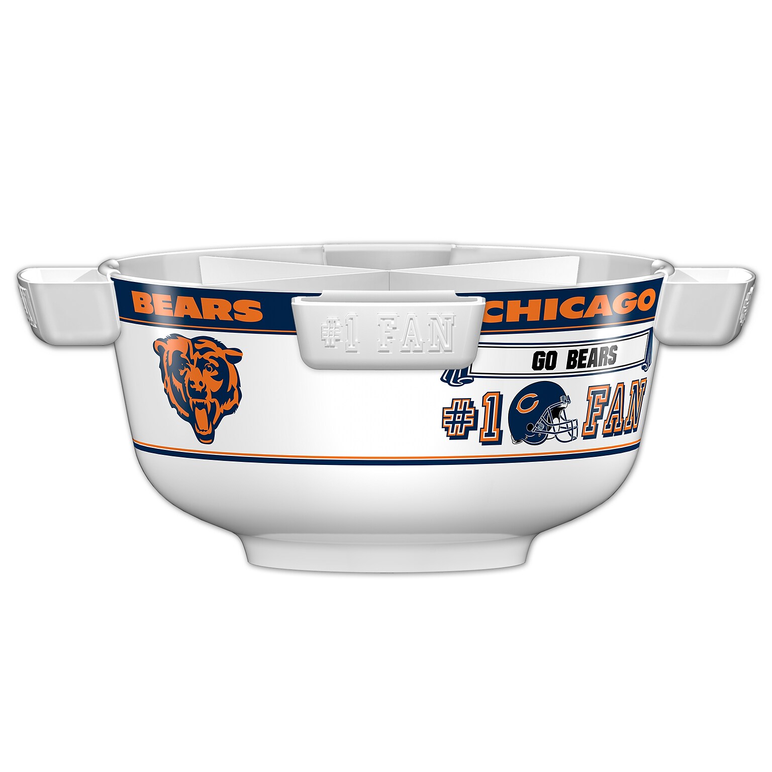Fremont Die NFL Chicago Bears Party Bowl Set 14.5 Round (617258032402)