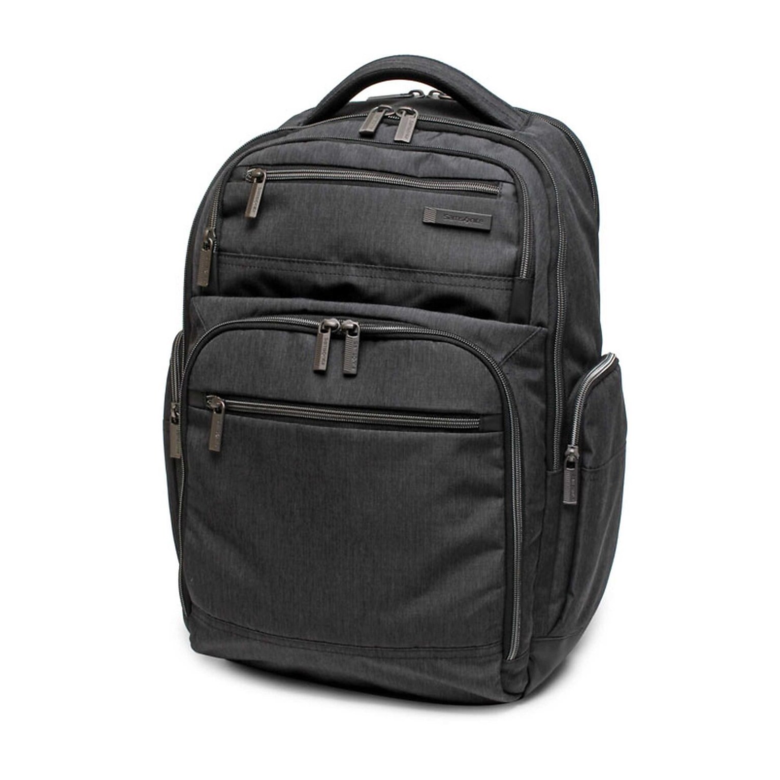 Samsonite Modern Utility Double Shot Backpack, Solid, Charcoal Heather (89574-5794)