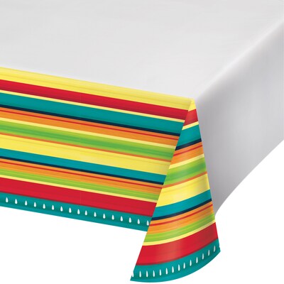 Creative Converting Summer Stoneware Plastic Tablecloth