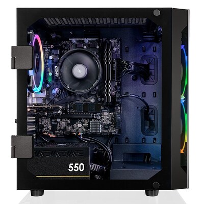 CLX SET TGMSETRXM2501BM Gaming Desktop Computer, AMD Ryzen 7 5700G, 16GB Memory, 1TB SSD